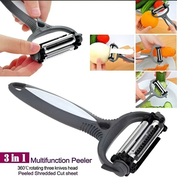 3-in-1 Roto Peeler – Multifunctional Veggie Tool for Effortless Peeling