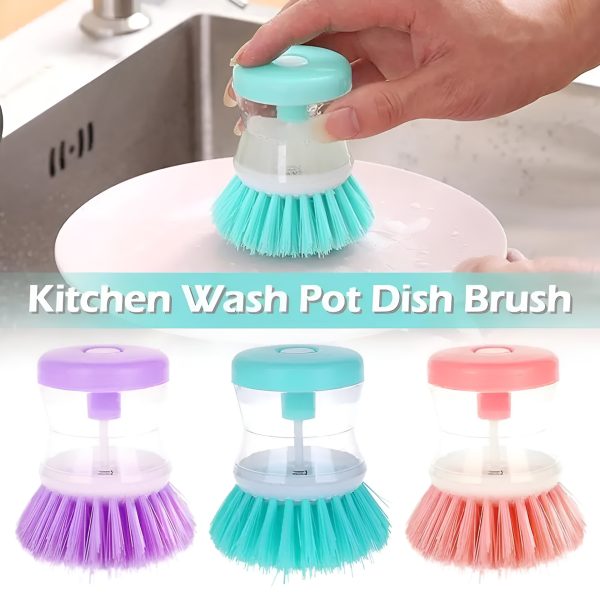 Mini Dish Scrubber Brush – Oil-Resistant & Stain-Fighting Power